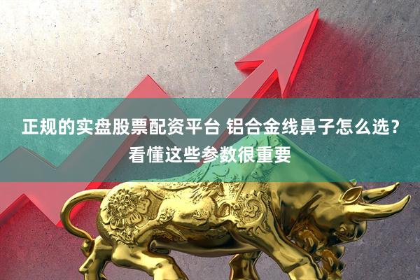 正规的实盘股票配资平台 铝合金线鼻子怎么选？看懂这些参数很重要